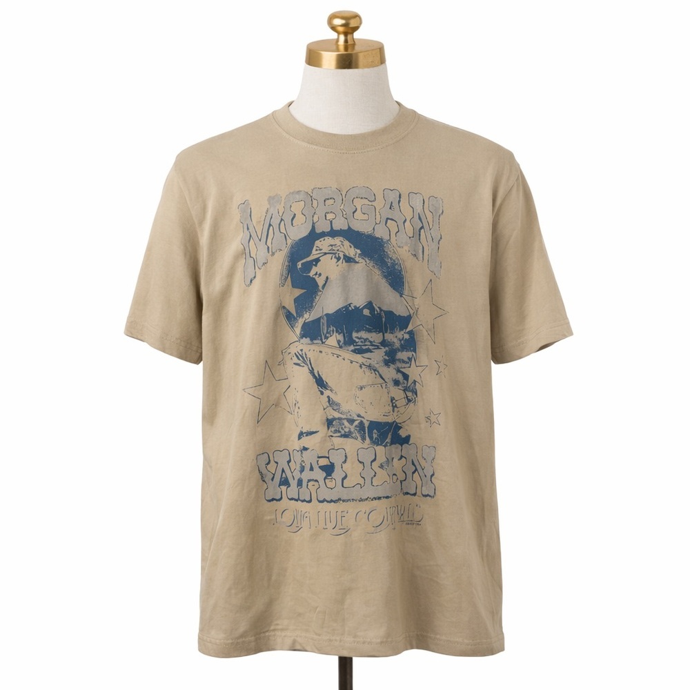 Morgan Wallen Beige Graphic Tee - Short Sleeve